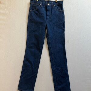 Wrangler Dark Wash Straight Leg Jeans Men’s Sz 30